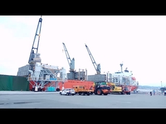 40 M3 พื้นแวดล้อม Port Hopper สําหรับการเก็บฝุ่นข้าวโพด